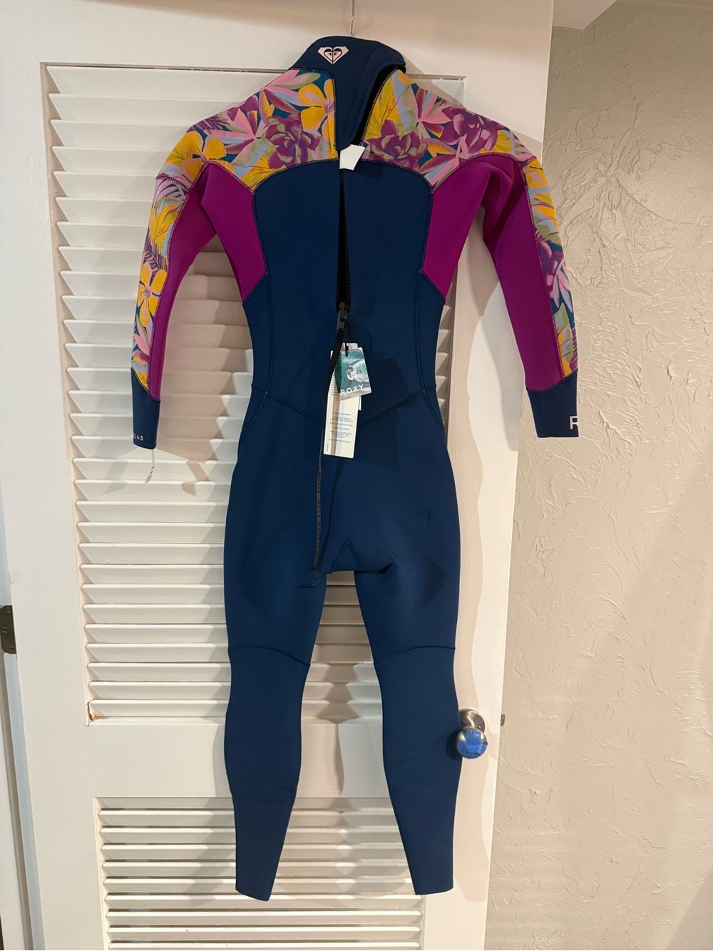 New $270 ROXY 4/3 SWELL SERIES BZ GBS Wetsuit XKBN Women's Size 6
